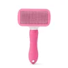 Square fine-needle comb - pink