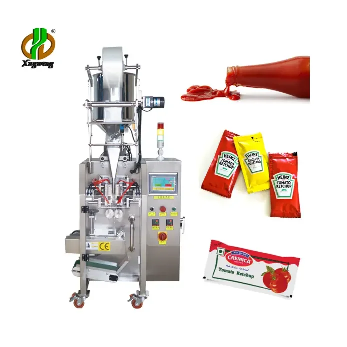 CE Best Selling Multi Function Pouch Sachet Honey Tomato Sauce Soy Sauce Liquid Packing Machine