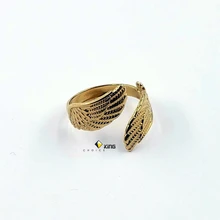 Wing ring titanium steel ring fashion style decorative accessories popular jewelry