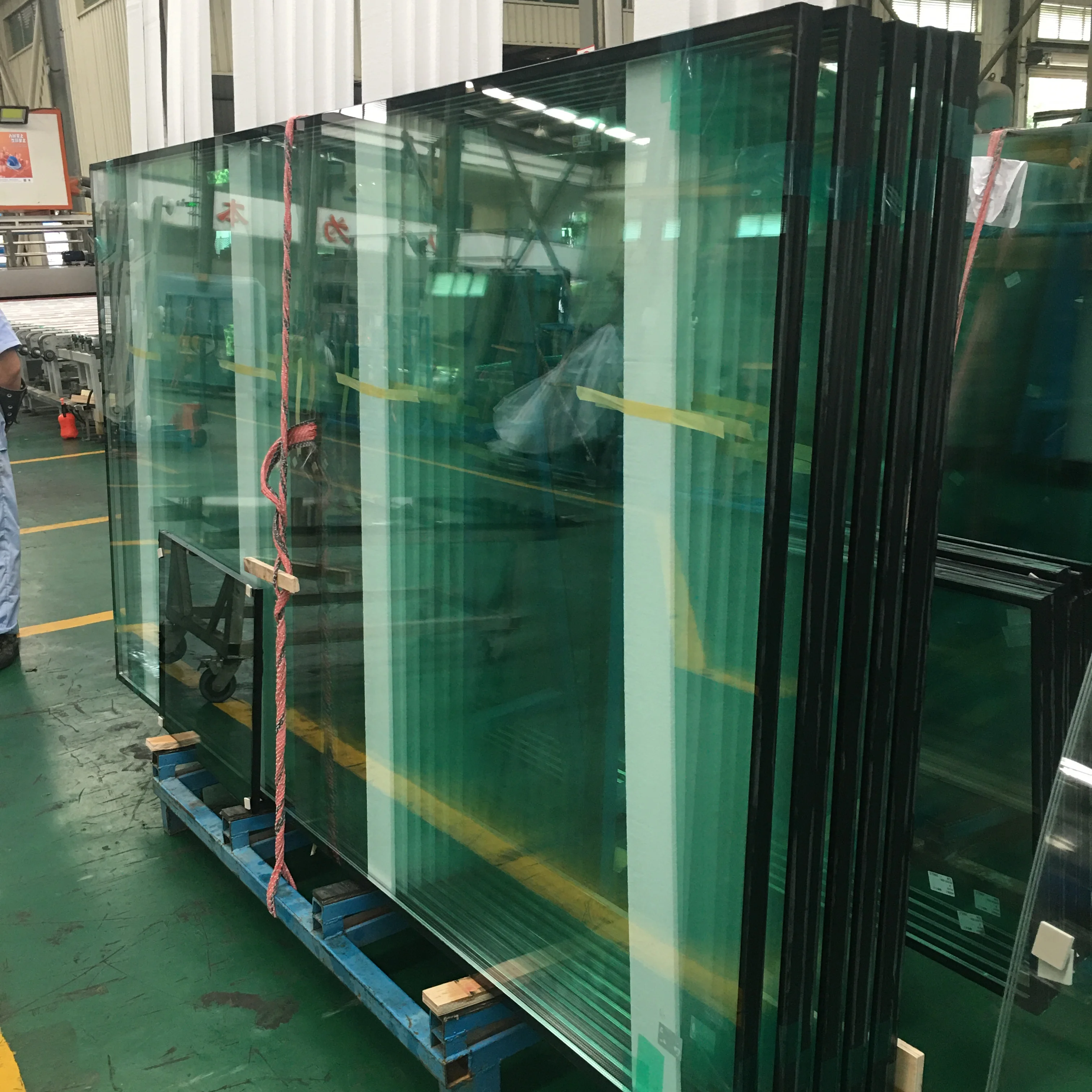 High Strength Sgp Laminated Glass Pvb Safety Security Flat Curved Sgp Bulletproof Toughened