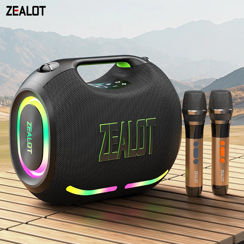 Wholesale Zealot ZE01 120W RGB Light Karaoke Speaker