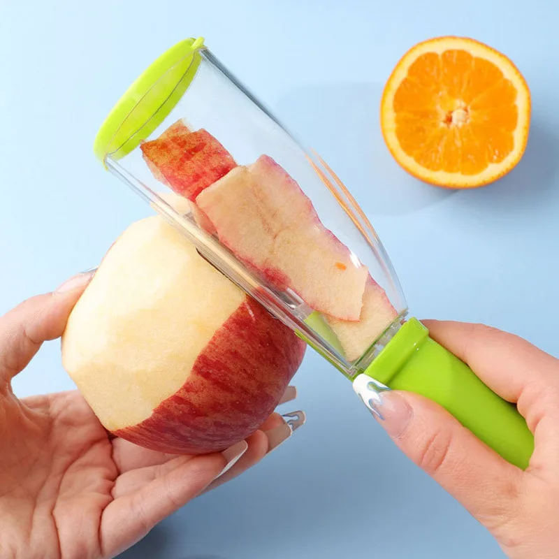 2021 Smart Kitchen Gadget for Home Stainless Steel Apple Fruit Palm Peeler for Potato Vegetable