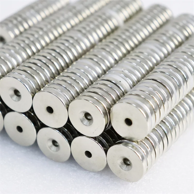 Professional Ndfeb Hole Countersunk Screw N35 Neodymium Magnet For ...