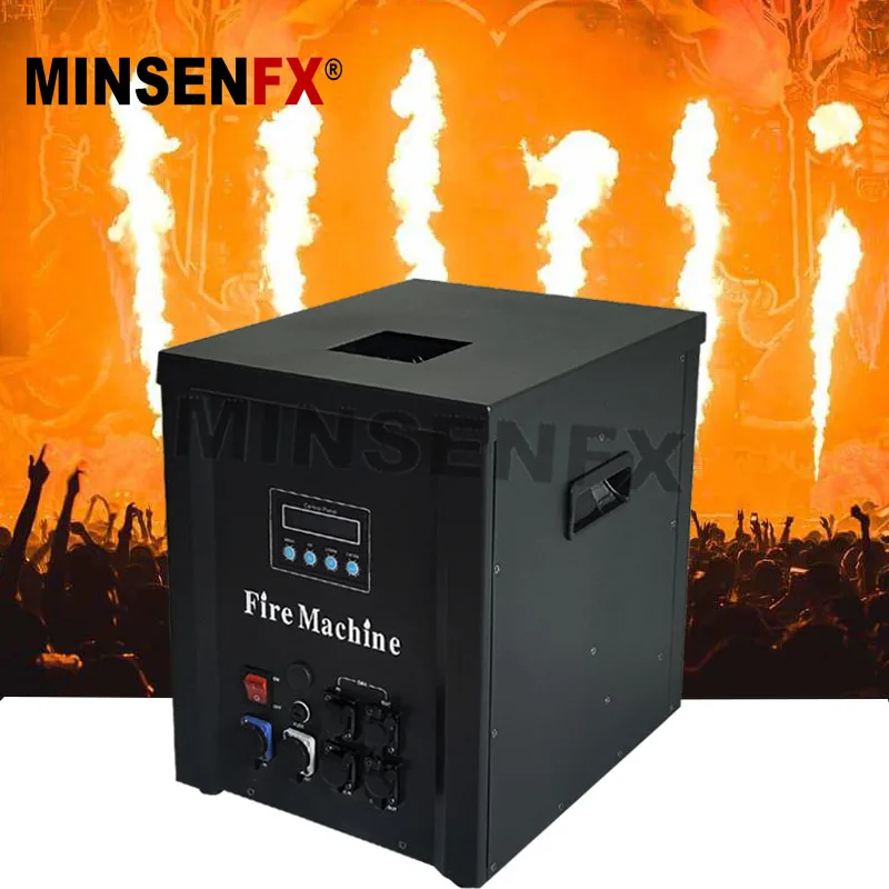 MINSENFX Moving Head Flame Fire Machine - Waterproof & Powerful