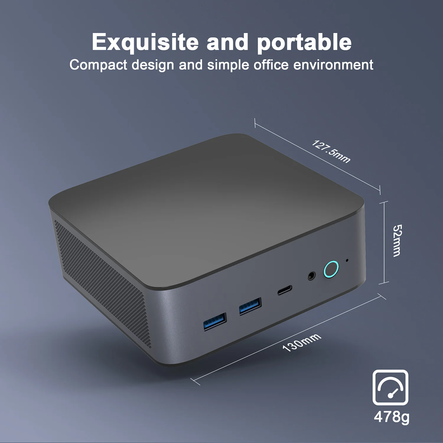 XZH AMD R9 6900HX Mini PC Gaming Computer Win11 Pro OS DDR5 32GB M