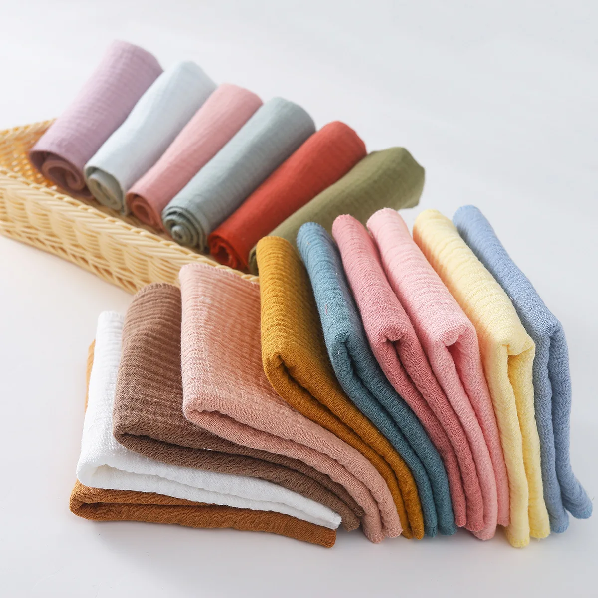 Colorful Cotton Absorbent and Soft Baby Burp Cloth Baby soothing towel Boys & Girls for Newborn Registry