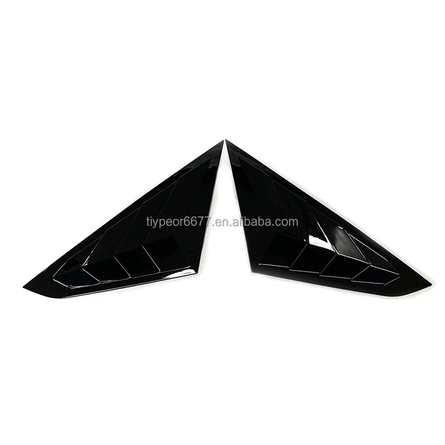 product tiypeor for toyota vios 2020   2023 rear window louvers   spoiler panel side louver vent trim accessory-8