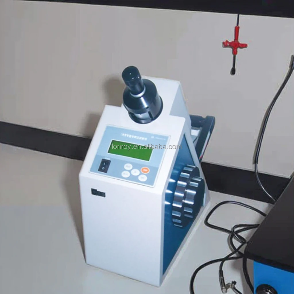 Digital Abbe Refractometer Refractive Index Measuring Machine Average Dispersion Determination Equipment