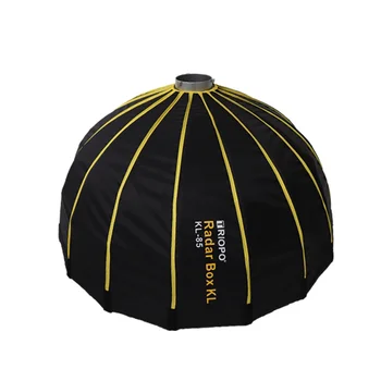 TRIOPO KL-85/KL-105 Softbox Beauty Disc Diffuser Quick Folding Portable Lock Silver Bowens Mounting Soft Box Studio Accessories