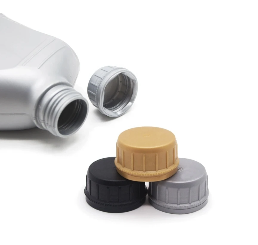 Fully Automatic High Speed Car Motorcycle Vehicle Motor Engine Lubrication Oil Bottle Jerry Can Cover Lid Cap Making Machine