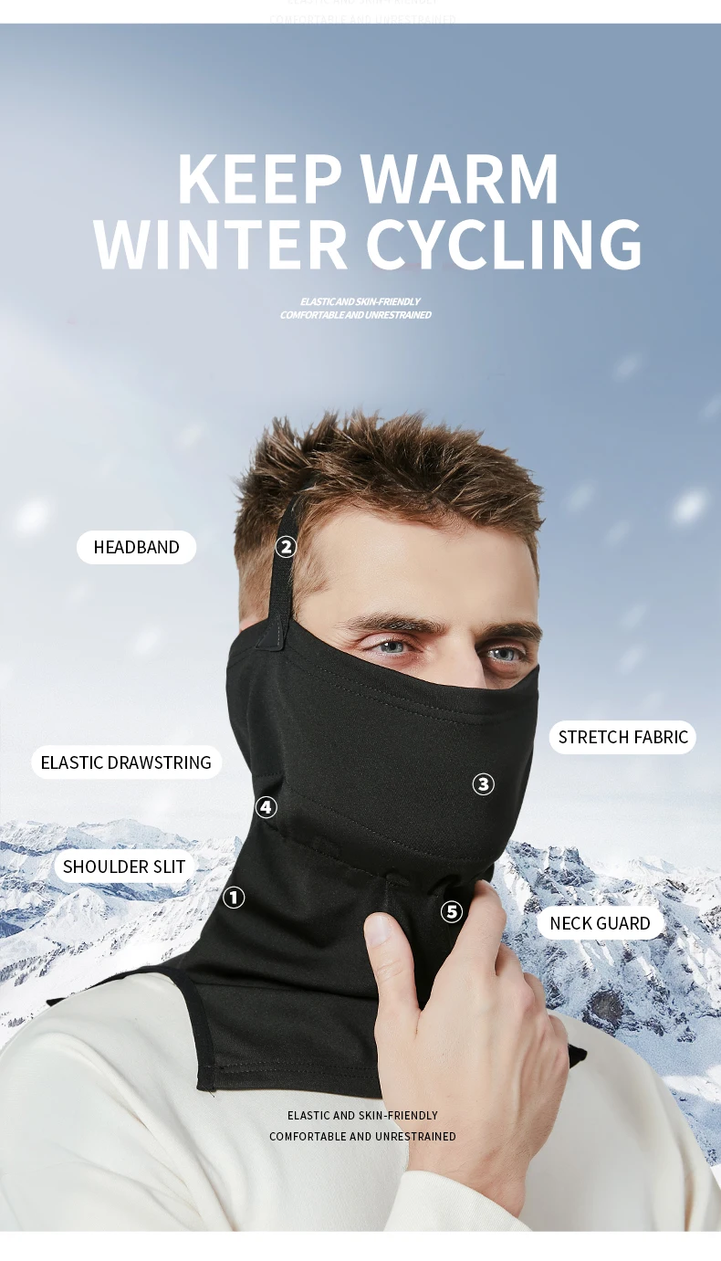 Cheap Sports Mountaineering Face Mask Motorcycle Thermal Winter Cycling