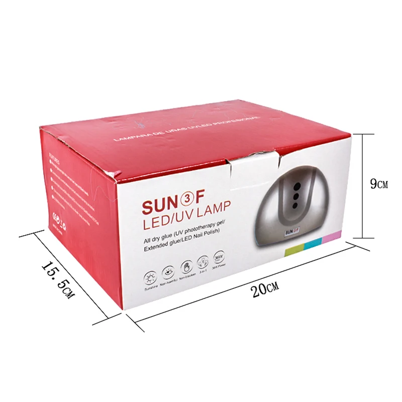 sun 3f led uv lamp