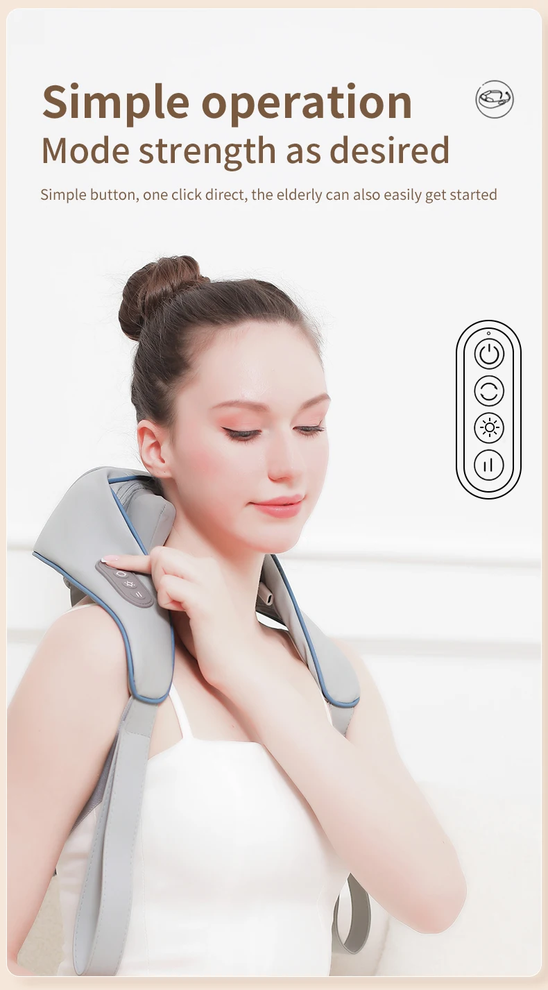 New Product Ideas 2024 Electric Neck And Shoulder Relaxer 6d Heating ...