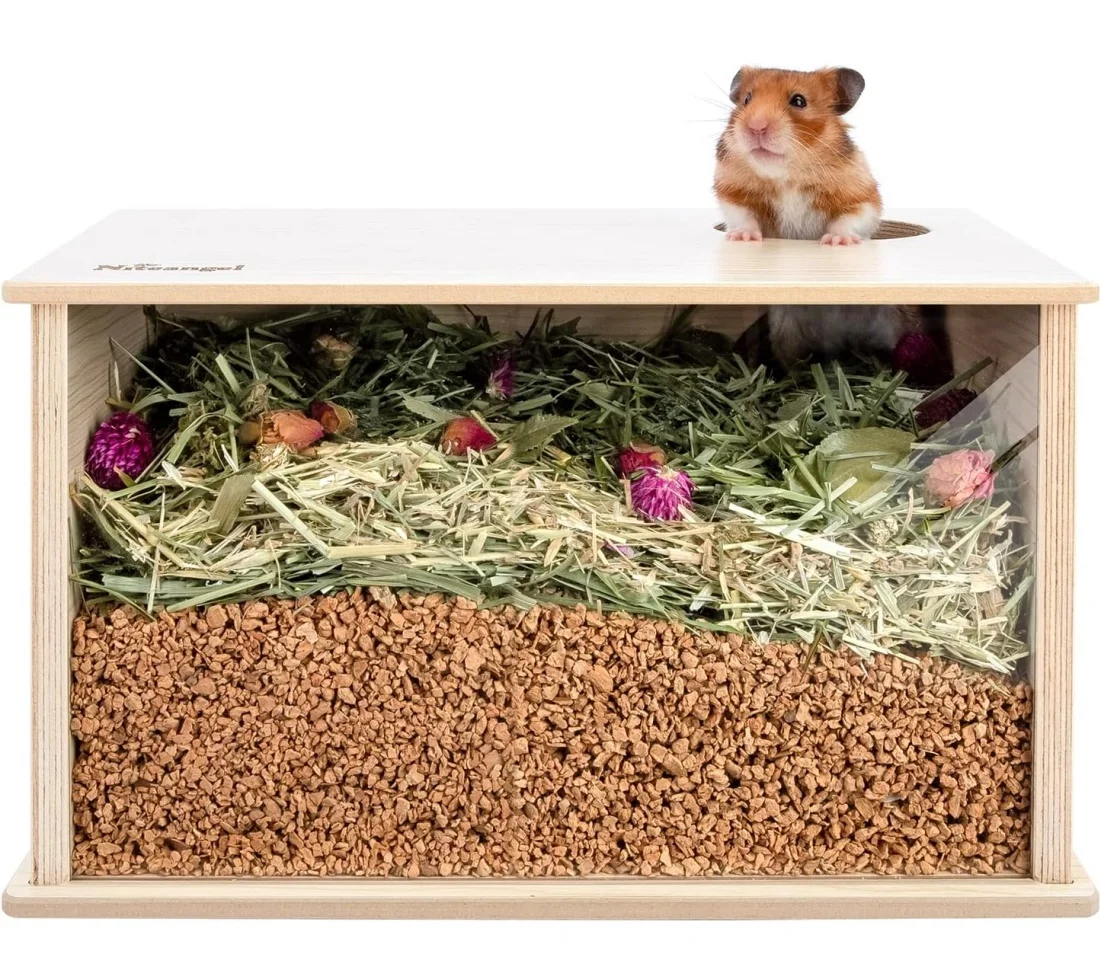Customisable Logo Eco-Friendly Solid Wood Hamster Hide Latest Animal ...