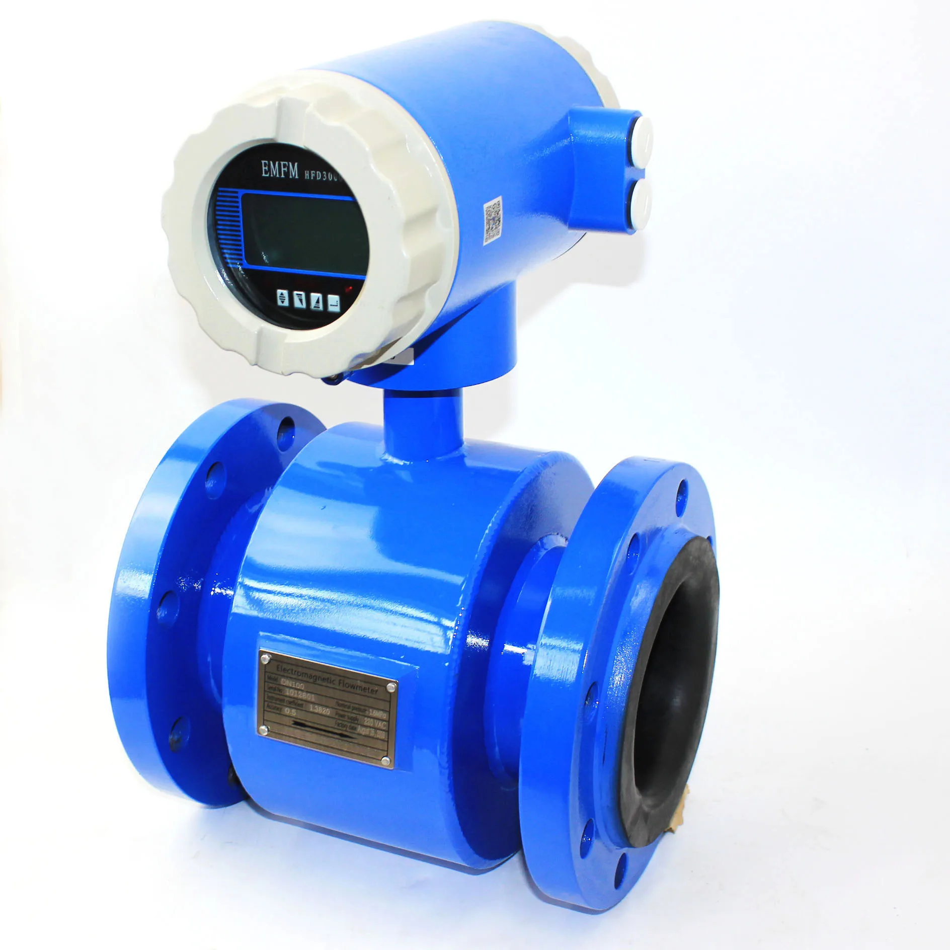 Remote Display Dn150 Electromagnetic Water Flow Meter Irrigation