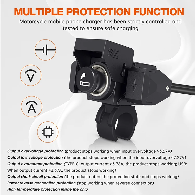 T1 Pro Motorcycle Triple Socket Charger at Rs 4499.00 Mumbai ID