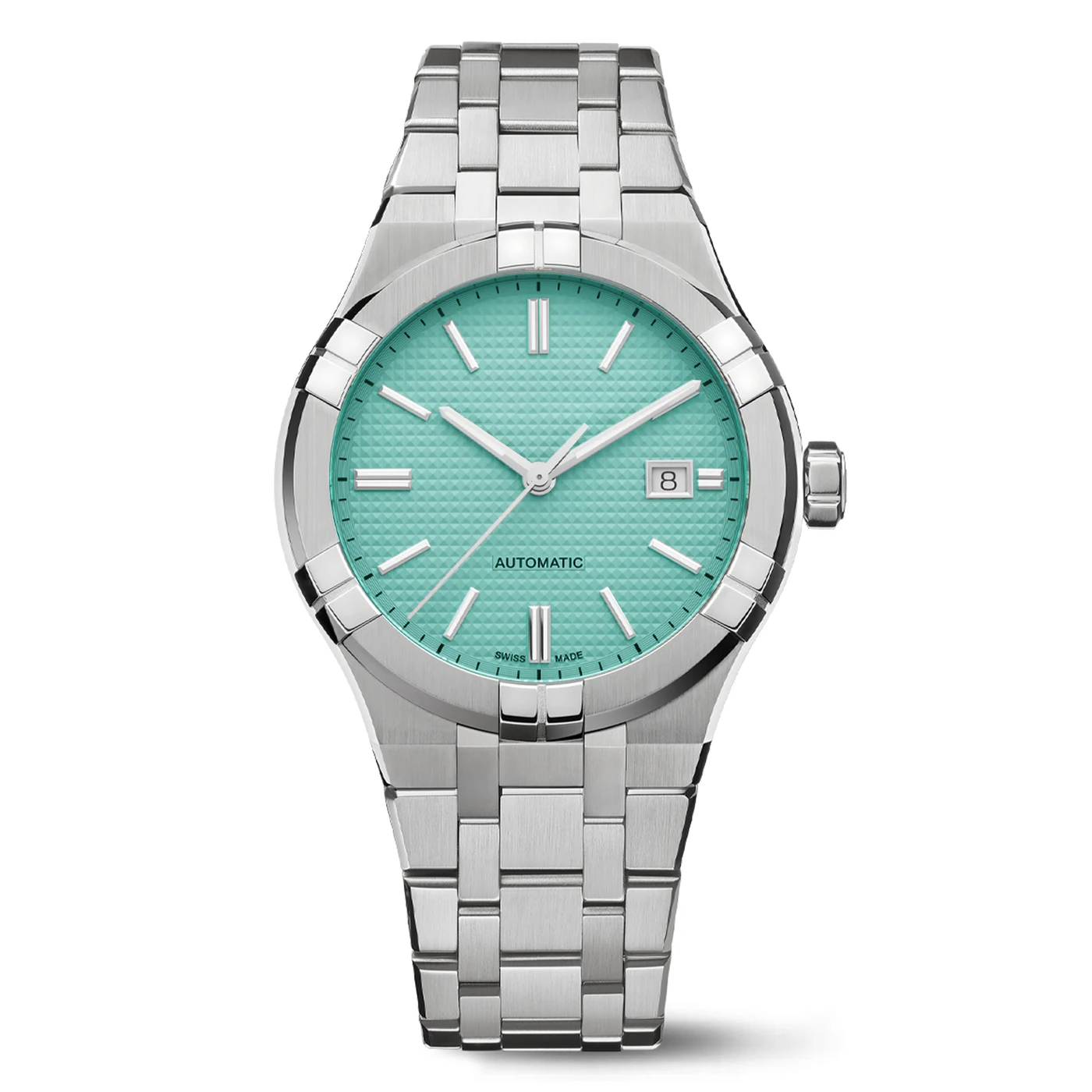 Automatic Mechanical Men Watch Tungsten Steel Luminous Watches Date Calendar Movement Watch Strap