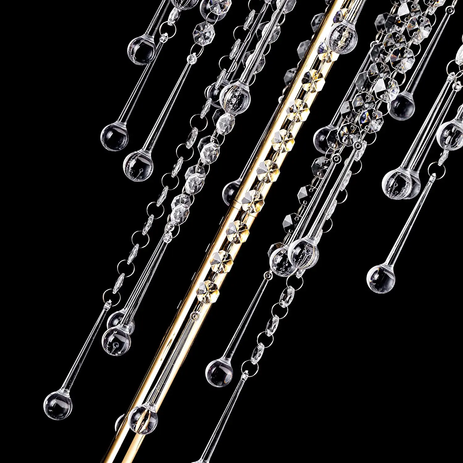 Tall Vases Wedding Centerpieces For Tables 39.4" Gold Flower Vase