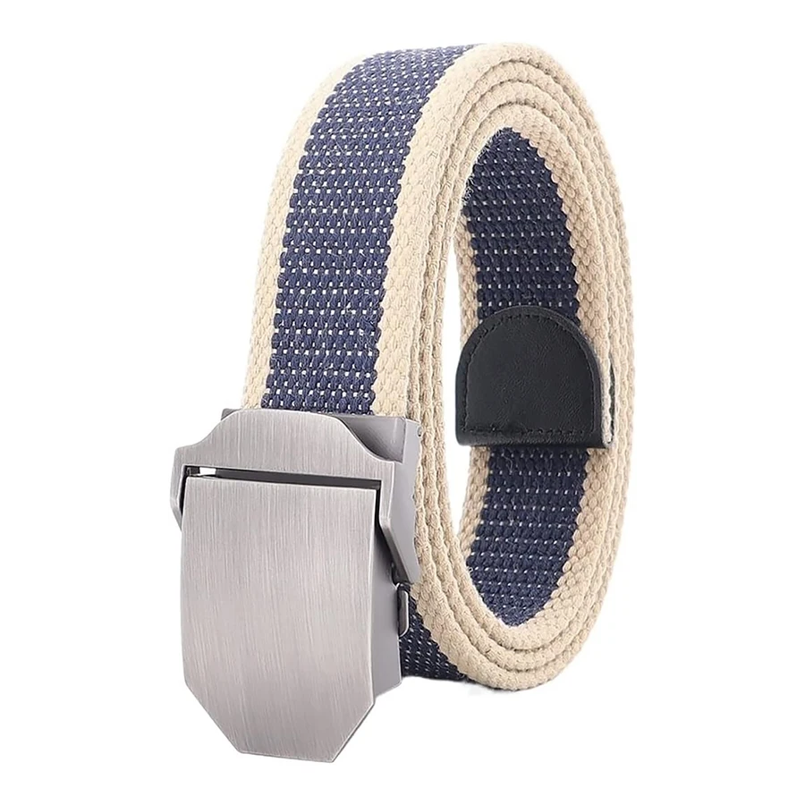 Adjustable Outdoor Adjustable Sports Canvas Belt Men's Youth Belt Casual Jeans Automatic Buckle Tactical Belt