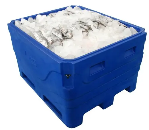 roto molded fish box plastic ice