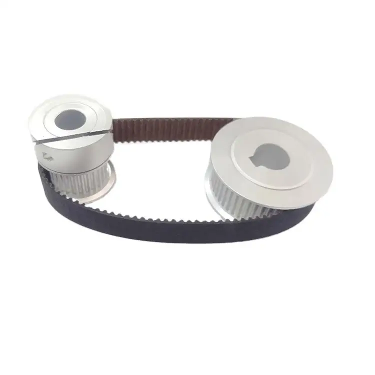 Aluminum HTD-5M Timing Pulley – 12 Teeth, 5mm Bore, 15mm Wide, Double Flange