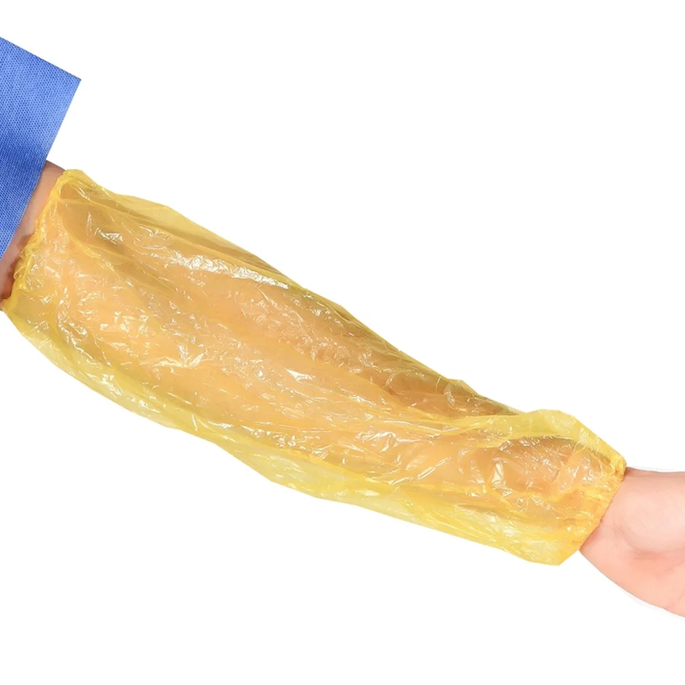 OEM по индивидуальному заказу заводская цена водонепроницаемая Высококачественная защитная пластиковая крышка Одноразовая полиэтиленовая нарукавная накладка