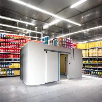 Refrigeration Cold Storage Room Fruit Vegetable Beef Shrimp Chicken Rich Container Cold Room