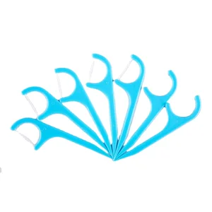 Daily Care China Supplier OEM Accepted Plastic Toothpick Bulk Pack Dental Floss Pick for Kid Oral Cleaning