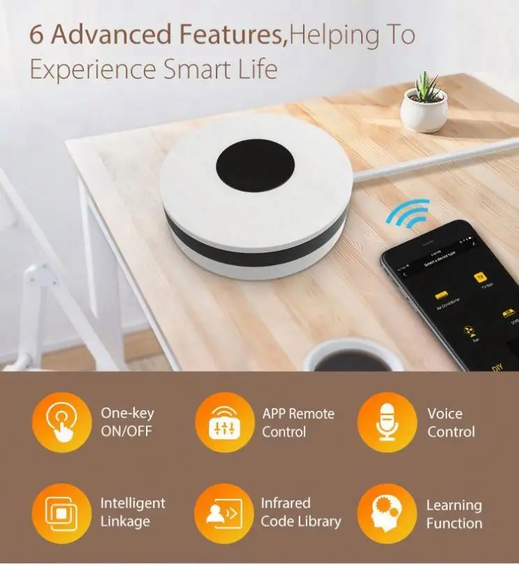 Tuya Smart Home Smart IR Hub Universal Wifi Remote Control