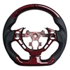 Cuir perforé + Fibre de carbone + Bande supérieure noire + Surpiqûres rouges