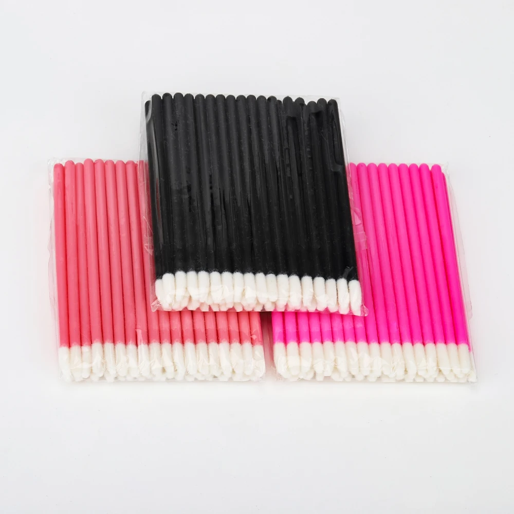 Private Label Makeup Applicator Lipstick Gloss Brush Disposable Lip
