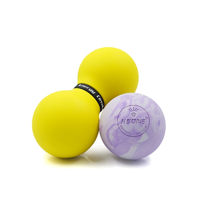 Myofascial Chiropratic Custom Ball  Peanut Double Massage Roller  Ball Silicon Massage Ball