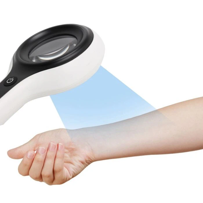Hayeapet-Skin Analyzer portable médical lampe UV à bois peau de visage  Analyse de la portée lumière - Chine Lampe en bois, alimentation en PET