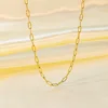 Collana in rilievo a croce 14 [AH329] oro