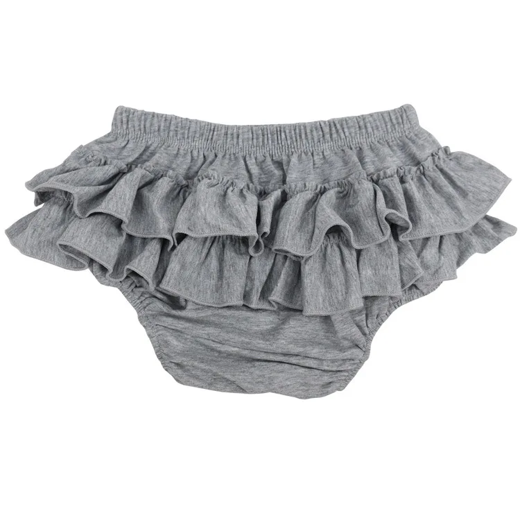 Вязаная Детская одежда, шорты с оборками для малышей, хлопковые шаровары для девочек, комплект нижнего белья для младенцев