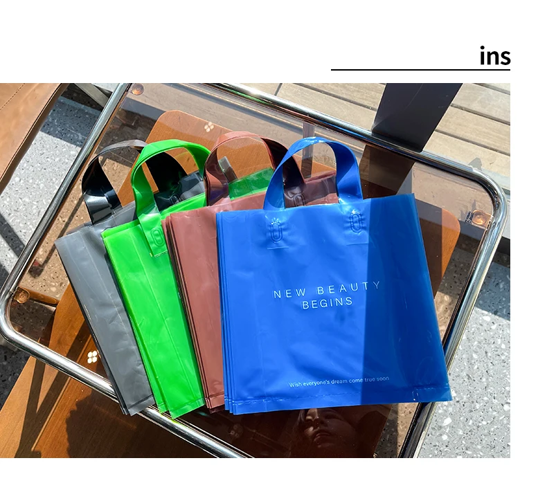 Factory Wholesale Amazon Custom Logo High Quality Plastic Bags Recyclable Biodegradable Shopping