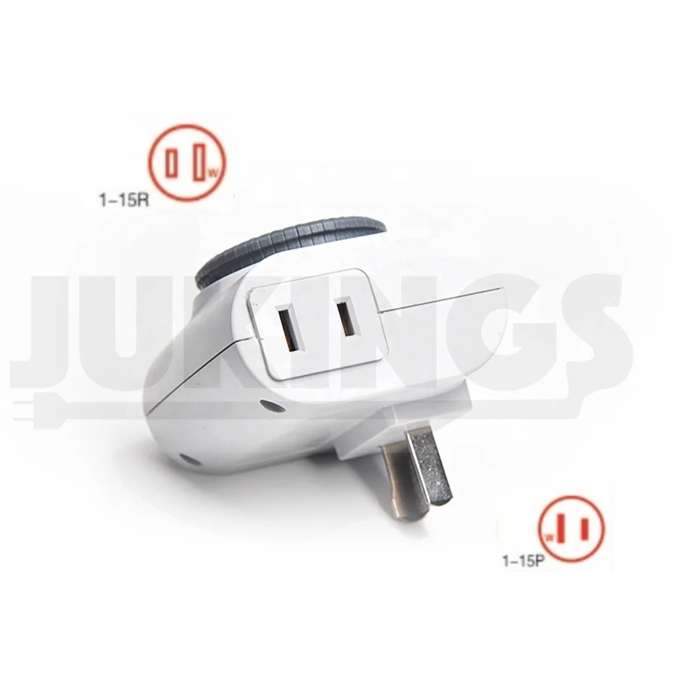 CETL Approved 2prong Mini Indoor 24-Hour Mechanical Outlet Timer Plug 15A Rated Current 125V Rated for TV's Holiday Lights Lamps