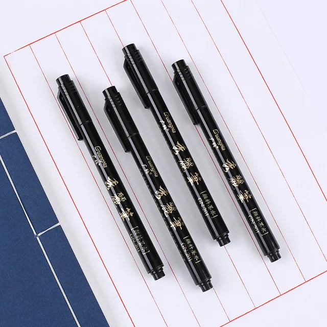 Baoke 4 Pcs/Set Chinese Japanese Calligraphy Brush Pen Sketch Art