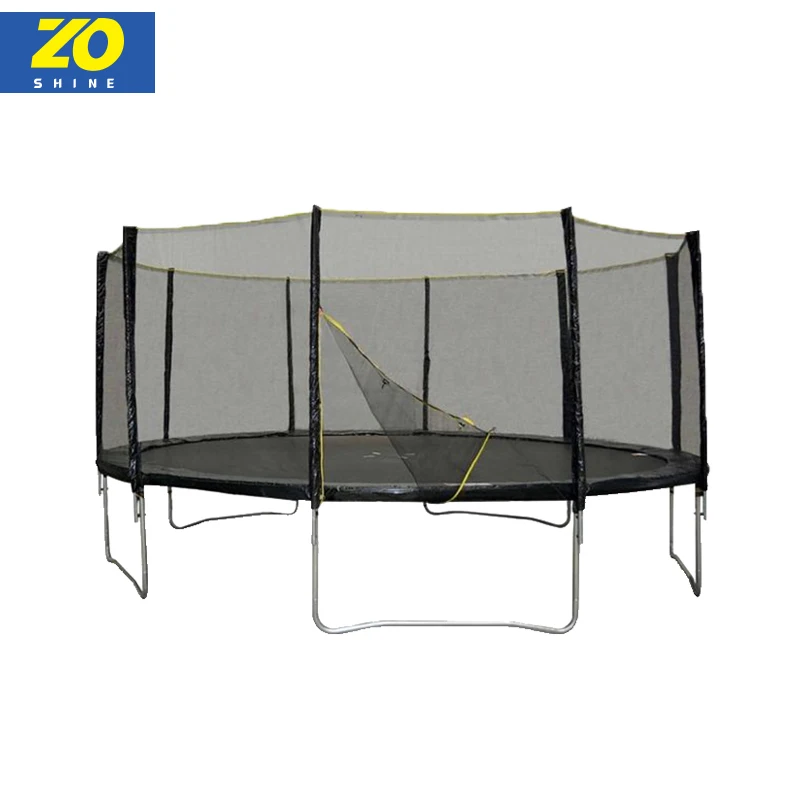 Cheap Customized  Wholesale 6ft 8ft 10ft 12ft 14ft 15ft 16ft Big Garden Round Outdoor Trampoline With Enclosure Safety Net