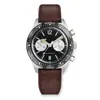 Old-Radium Super-LumiNova & Brown Leather Strap