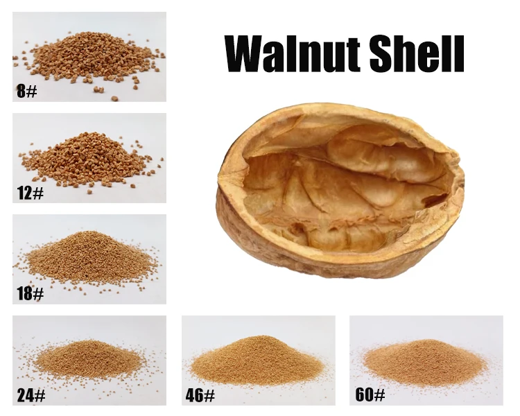 Dry Grit #36 Walnut Shell Powder Blasting Media walnut shell/hull powder Walnut Shell Filter Drying Media Polishing Media -8-