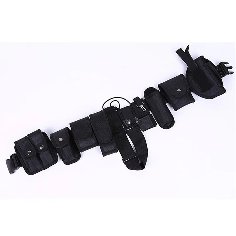 Adjustable Training Durable Nylon Security Belt Patrol Duty Durable Multifunctional Waist Equipment Set