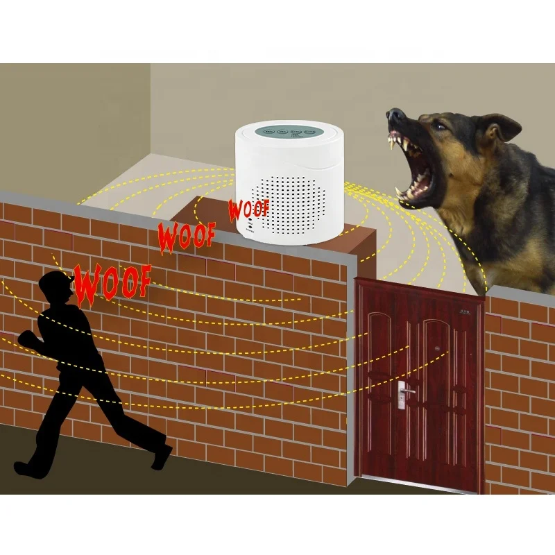 DWRL CE ROHS Wireless Barking Dog Alarm Radar Sensor Remote Controller Home Guard Security Alarm Electric Door Bell