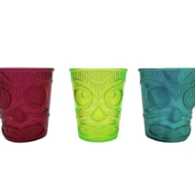 Amazon Hot Stocked Mini Shot Glass Tumbler 2oz Mini Shot Tiki Drinking Cup