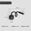 Black with Switch in Lamp Head