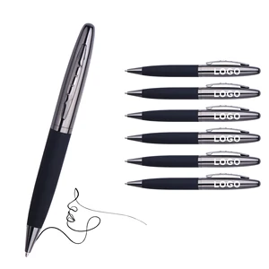 Hot Selling Best Luxury Manufactures Business Ballpoint Pen With Metal Stainless Advertising Custom Logo for Stationery Gift