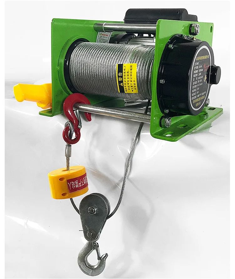 Co<em></em>nstruction Use German Style Sling Type Hoist Long Wire Rope Winch 500/1000kg