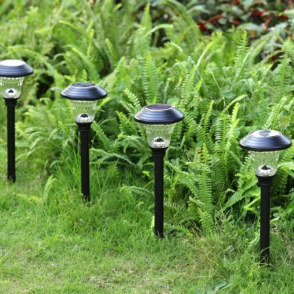 Outdoor Decoration Landscape Lights Solar Powered Garden Lights Waterproof Stainless steel COB Landscape Modern Post Lawn Lamp