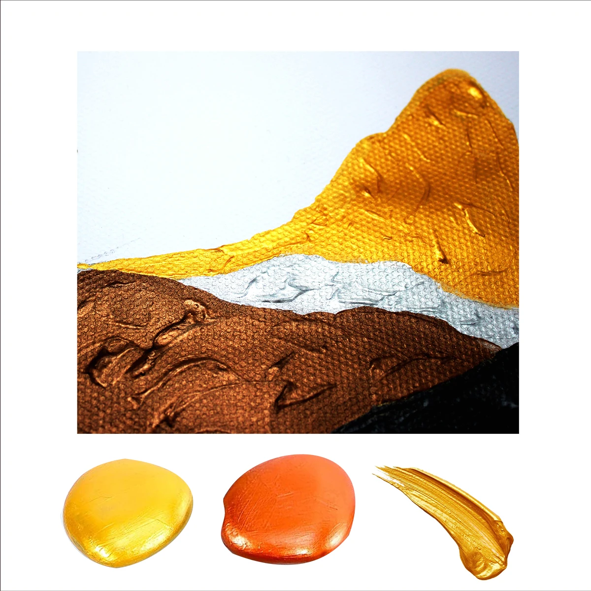 Factory Price Custom Color Glitter Gold Pearl Acrylic Paint Acrylic Pouring Painting