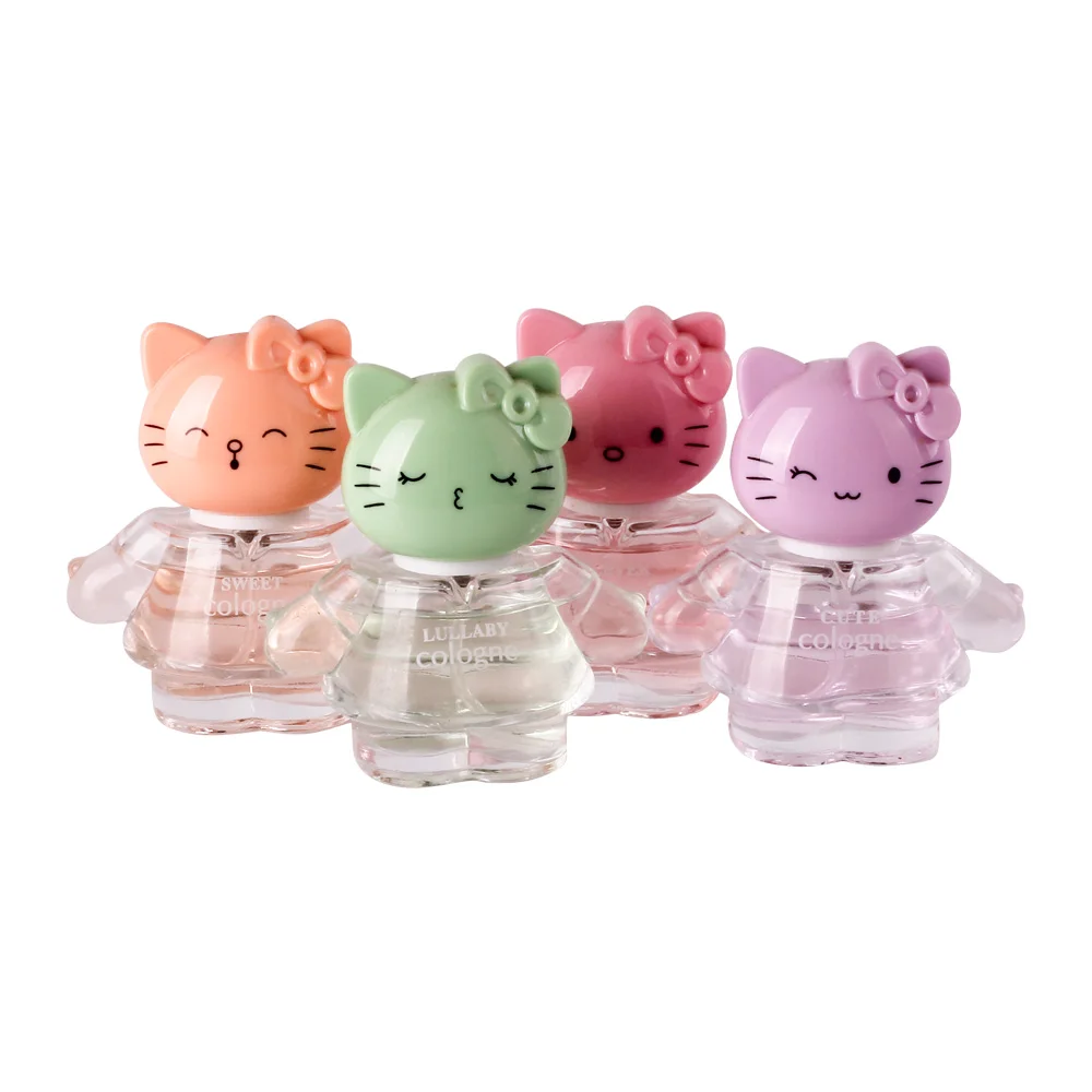 20ml cat shape glass spray bottle mild fragrance natural organic baby perfume cologne